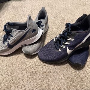 Nike Sneakers in Pegasus Zoom Men’s size 8 (navy)and women’s size 9 (grey)